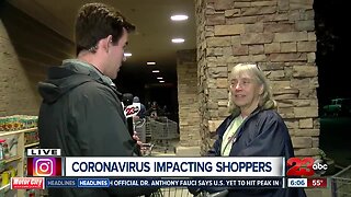 Shoppers at WinCo wait in early-morning line amid coronavirus concerns