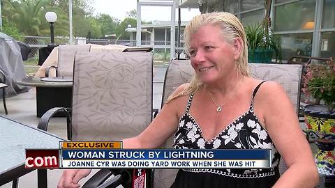 One in 1,083,000: Hillsborough County grandmother survives lightning strike