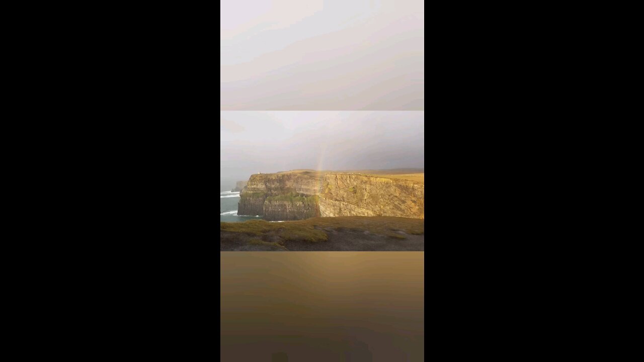 A Rainbow on The Cliffs of Moher