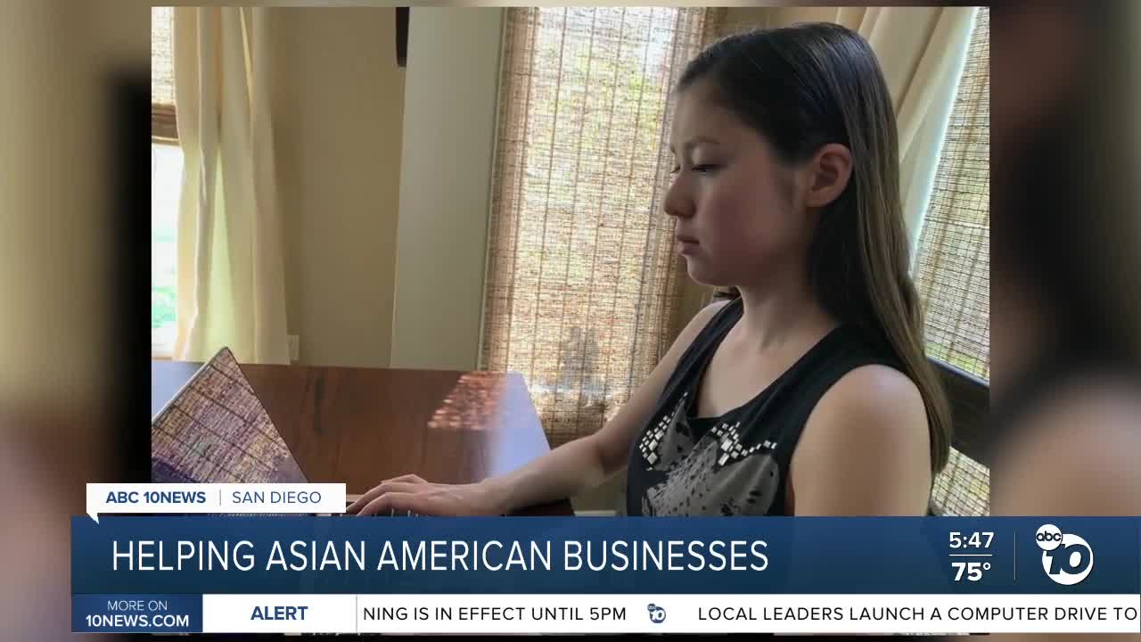 Teen creates site to help Asian American businesses