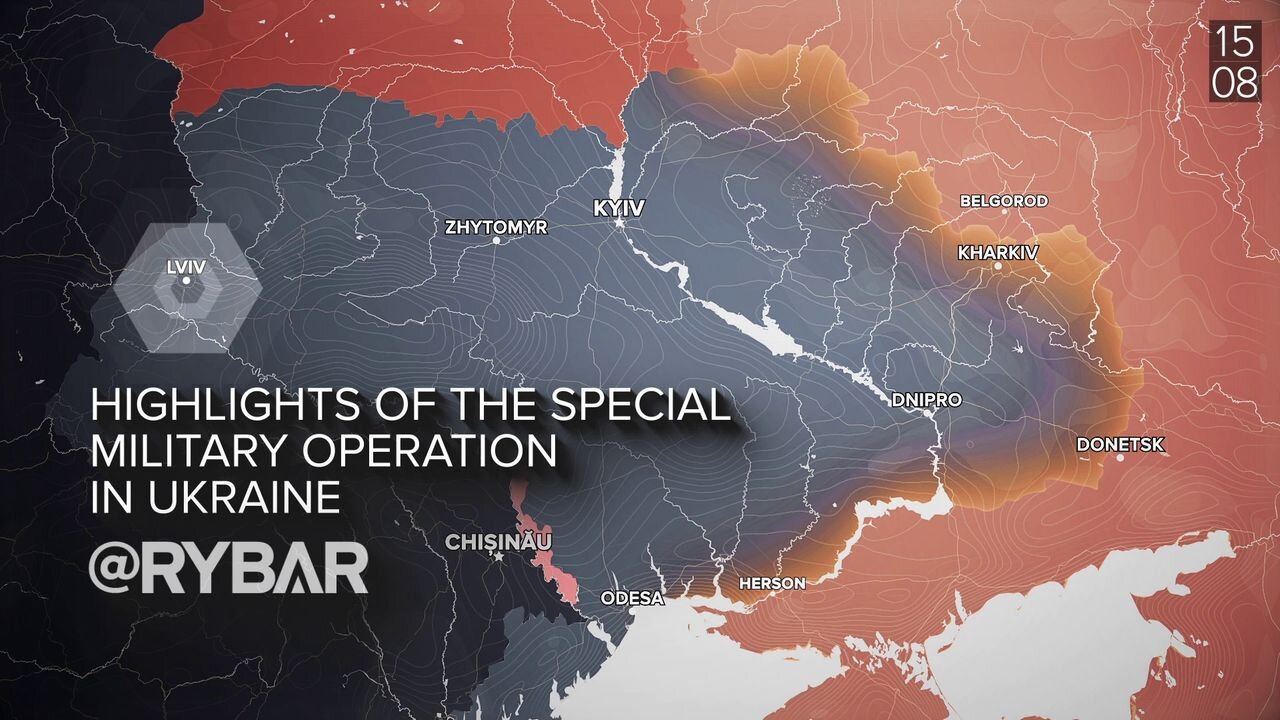 Highlights of Russian Military Operation in Ukraine on August 15