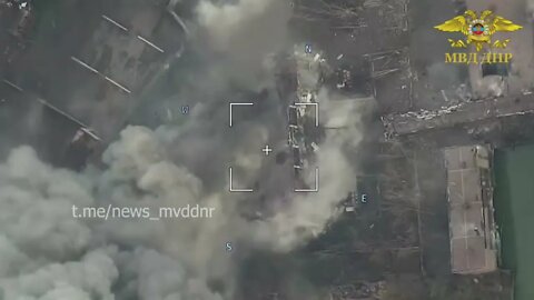 Russian drone records another attempt of Ukrainian marines to breakthrough the Mariupol encirclement