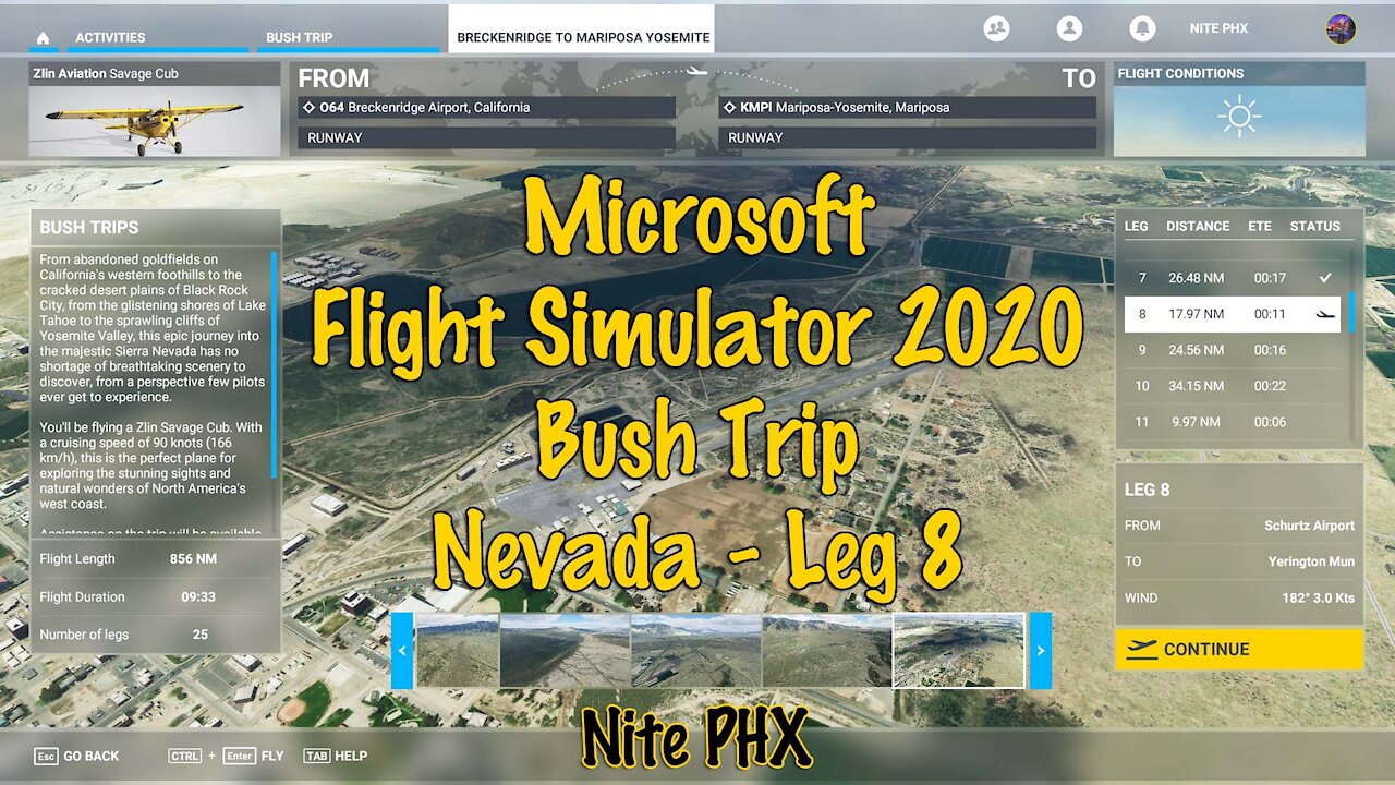 MSFS2020 Multiplayer Bush Trip Nevada Leg 8