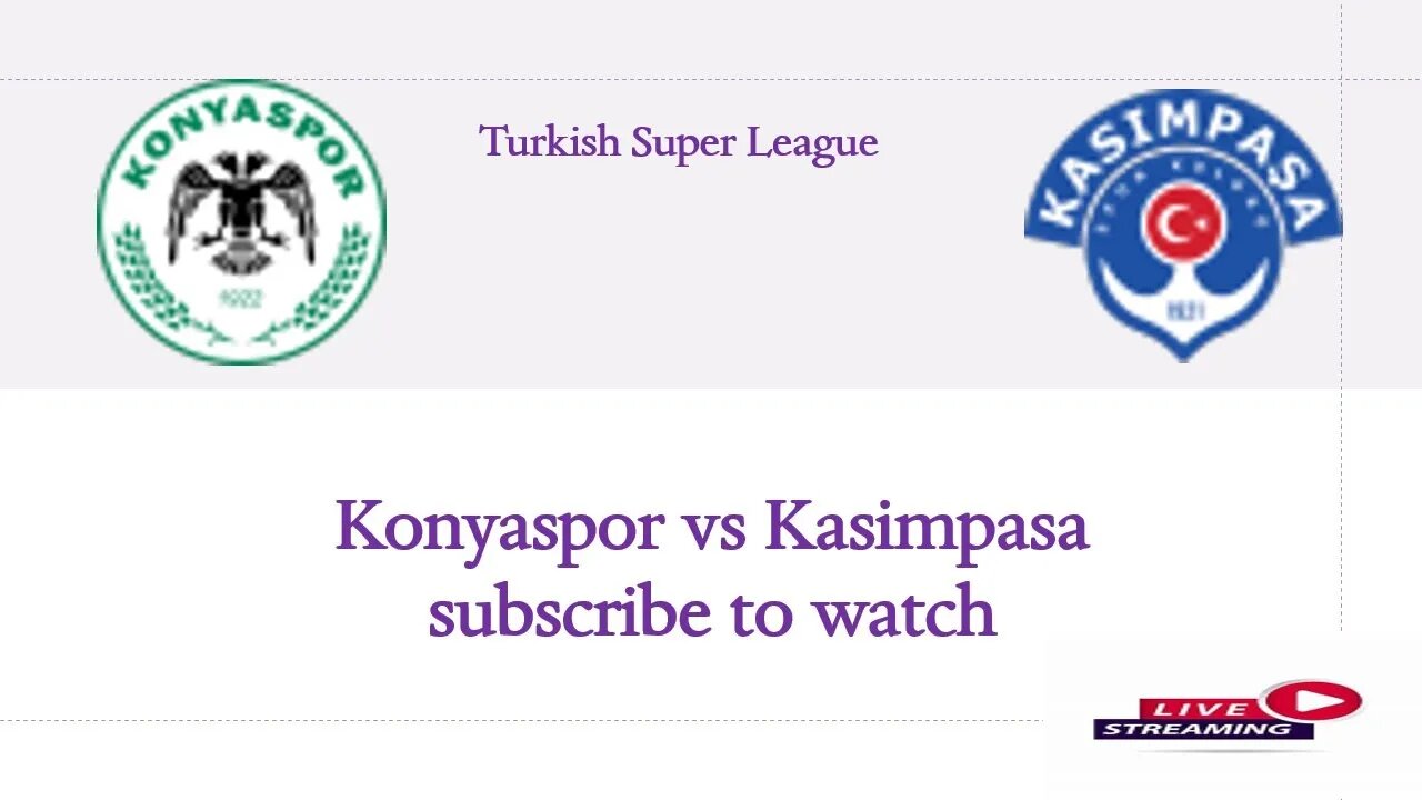 🔴MATCHDAY LIVE | Konyaspor v Kasimpasa | Turkish Super League