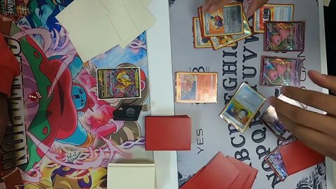 Giratina VStar/Leafeon VStar vs Mew VMAX at @PocketSloths | Pokemon TCG