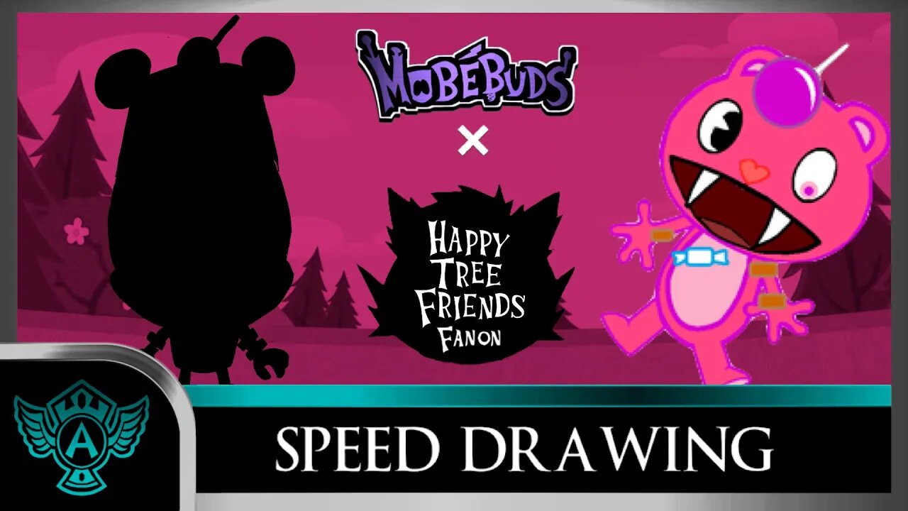 Speed Drawing: Happy Tree Friends Fanon - Candys | Mobebuds Style