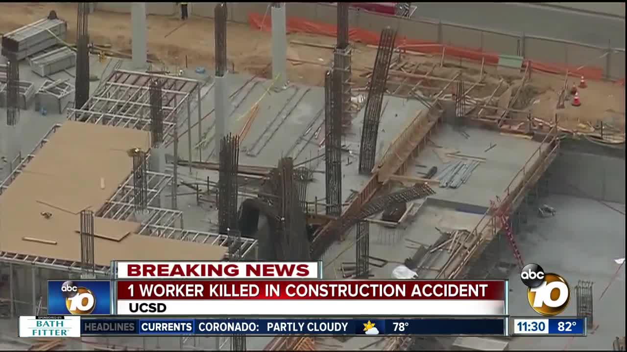 Worker killed in construction accident on UC San Diego campus