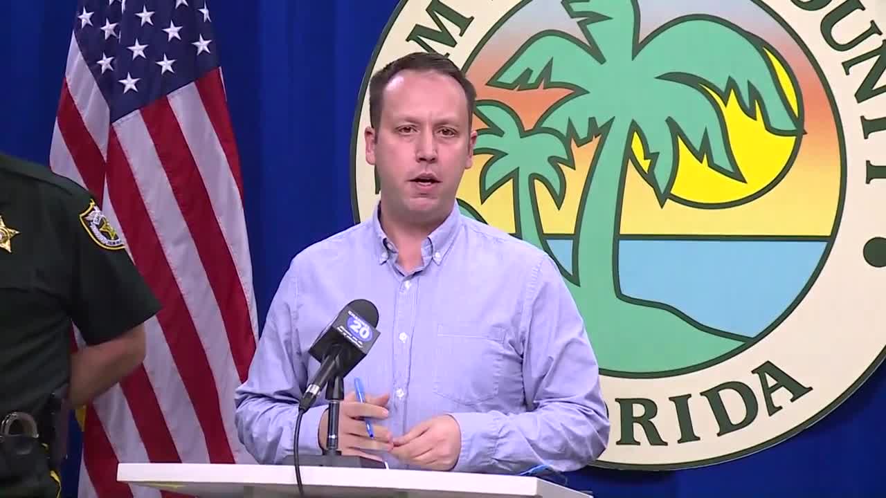 NEWS CONFERENCE: Palm Beach County officials hold news conference ahead of Tropical Depression Eta (13 minutes)