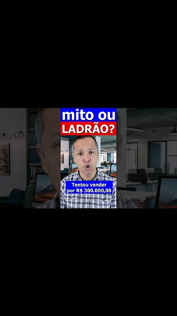 Bolsonaro é corrupto!