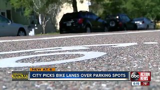 St. Pete chooses bike lanes over parking spots