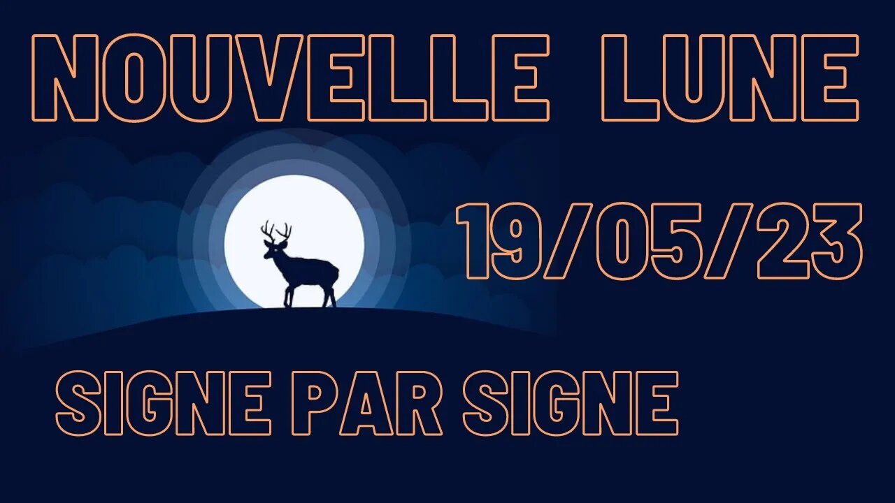 ** LA NOUVELLE LUNE DU 19 MAI ** Signe par signe ** 🙏✨