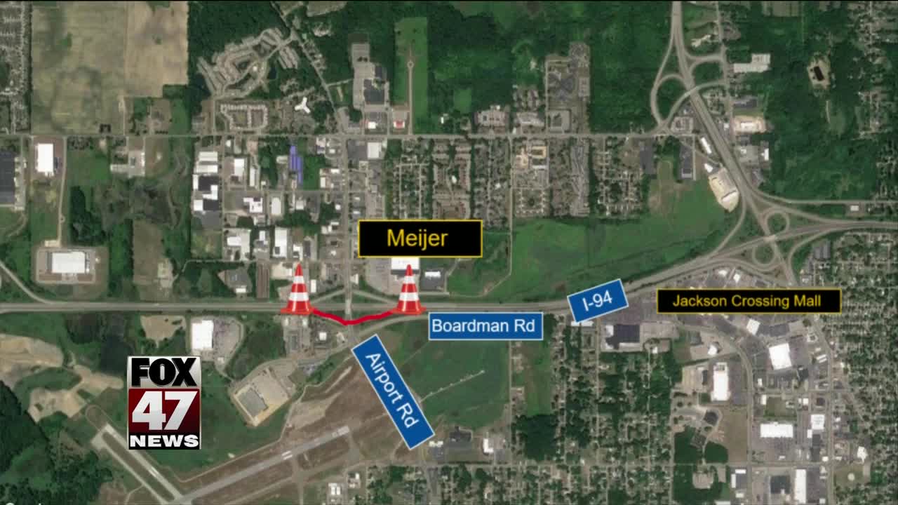 Ramp closures on I-94 in Jackson