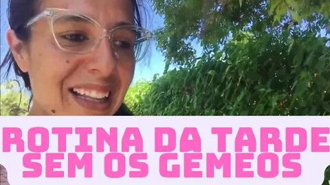 Rotina da tarde sem os gêmeos - Vlog