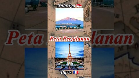 Dari Salatiga 🇮🇩 Ke Paris 🇫🇷 #shorts #prancis #france #jawatengah