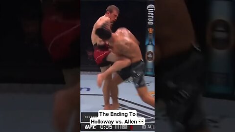 CRAZY ENDING To Holloway vs. Allen 👀