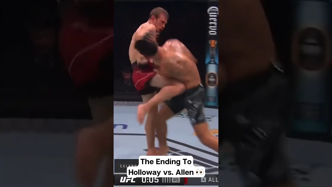 CRAZY ENDING To Holloway vs. Allen 👀