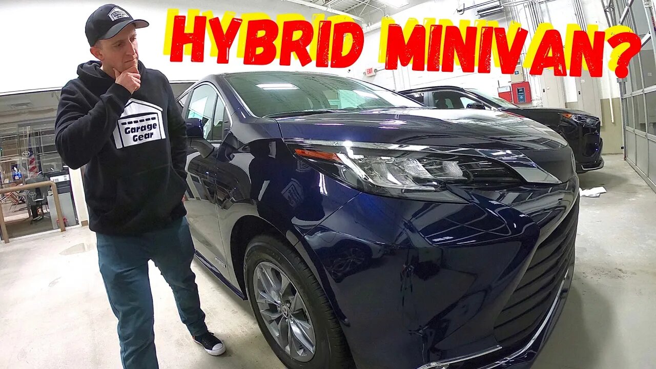 2021 TOYOTA SIENNA XLE AWD HYBRID Walkaround and Review - Basil Toyota - BEST VALUE Minivan?