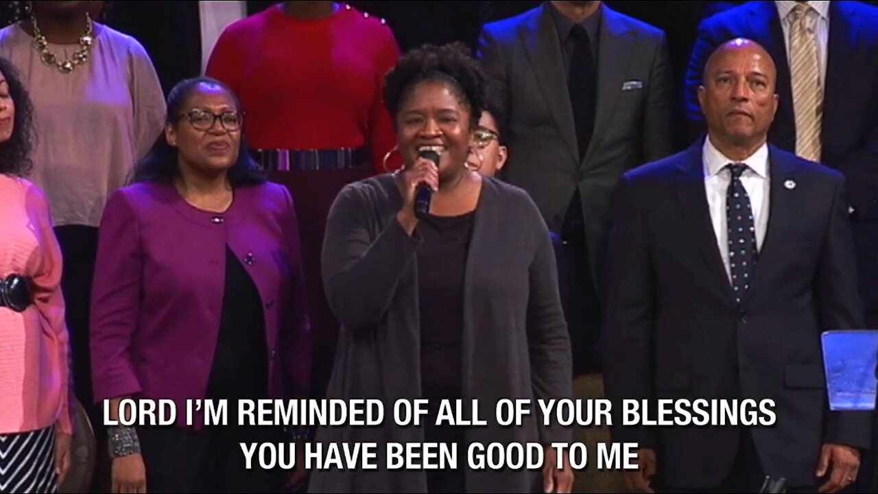 "I Am Reminded" sung by the Brooklyn Tabernacle Choir