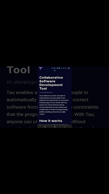 40 Tau Collaborative Software Development Tool💎#shorts #taunet #devtool #collaboration