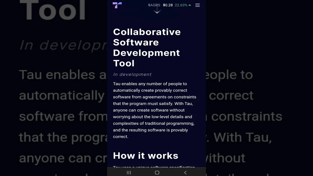 40 Tau Collaborative Software Development Tool💎#shorts #taunet #devtool #collaboration