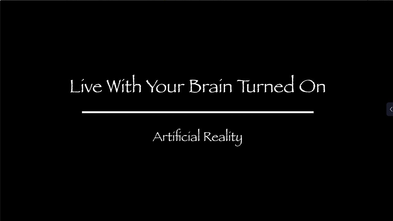 Artificial Reality - Why The Urgency to Make Everything Artificial?