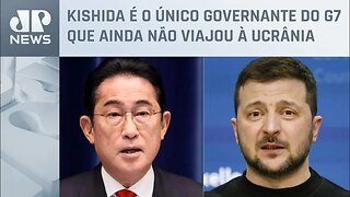 Primeiro-ministro japonês viaja à Ucrânia para reunião com Zelensky