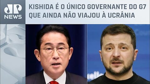 Primeiro-ministro japonês viaja à Ucrânia para reunião com Zelensky