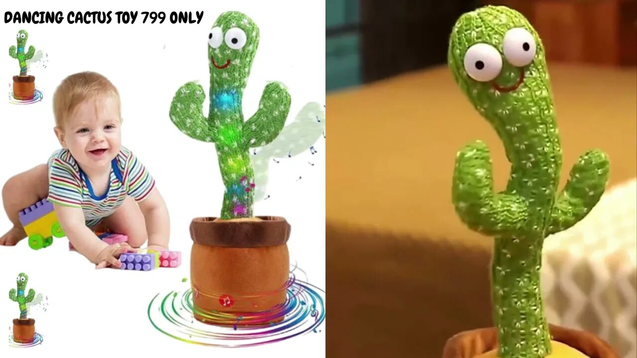 Dancing cactus toy for kids