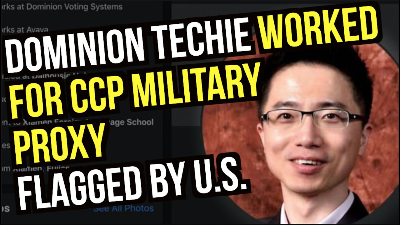 Dominion Techie Worked For China Telecom which run by CCP. - Koreanajones