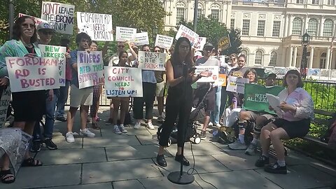 the @RidersAlliance @OpenPlans @TransAlt Safe Streets Rally City Hall Park @Tri_State @nylcv 9/12/23