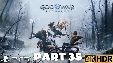 War of the Realms | God of War: Ragnarök Walkthrough Story Gameplay Part 35 | PS5, PS4 | 4K HDR