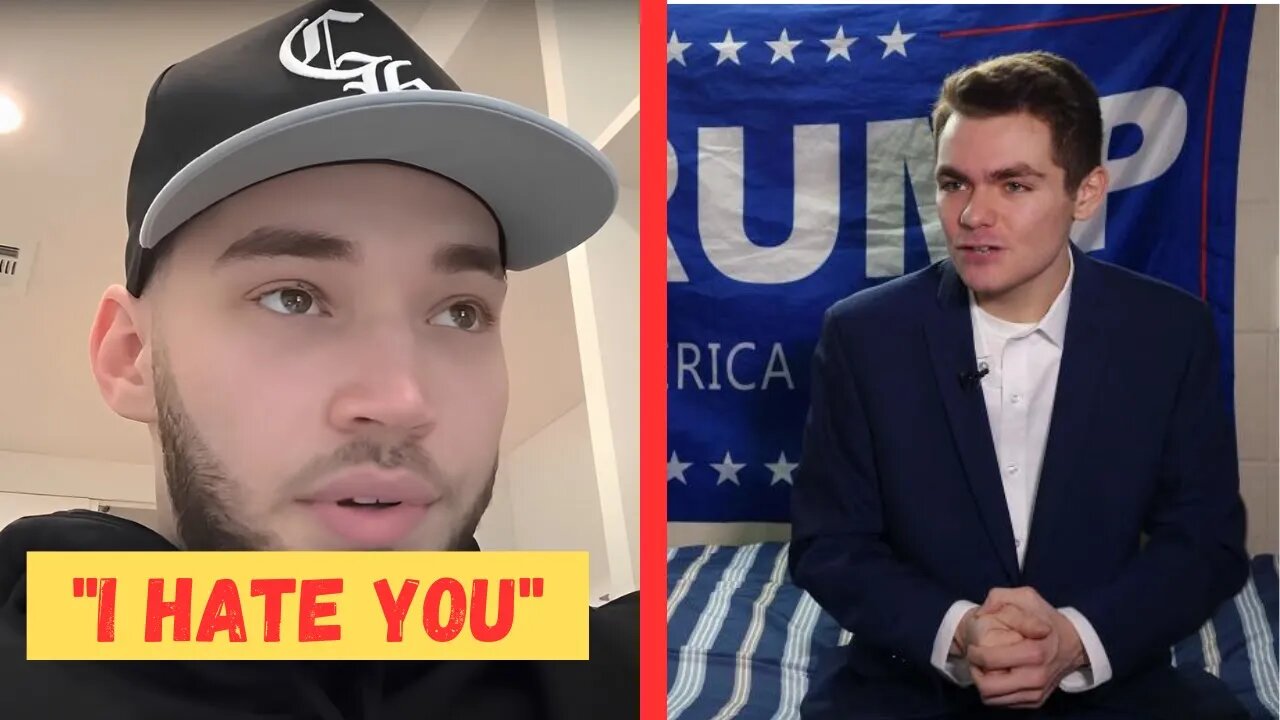 Adin Ross PRESSES Nick Fuentes on STREAM!! *NOT CLICKBAIT*