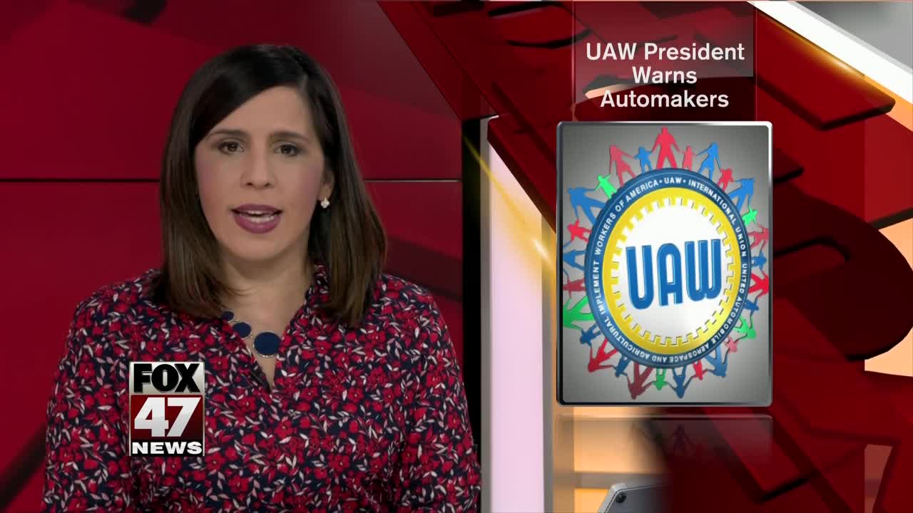 UAW chief raises strike pay, issues warning to automakers