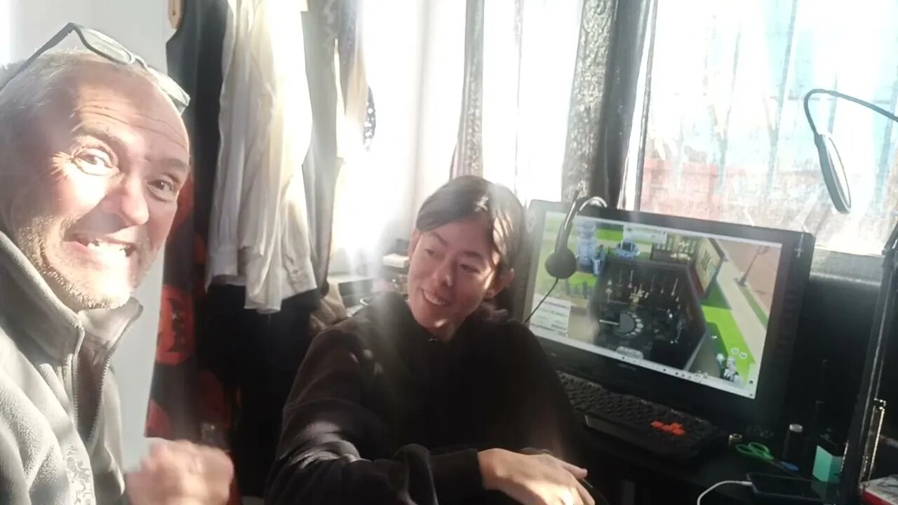 Lady Faith in her Studio.