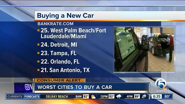 South Florida worst for car affordability