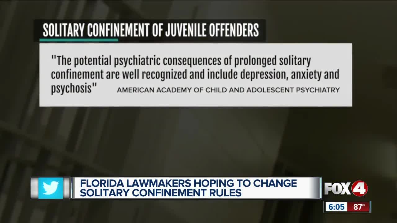 Florida bill would eliminate solitary confinement for juveniles