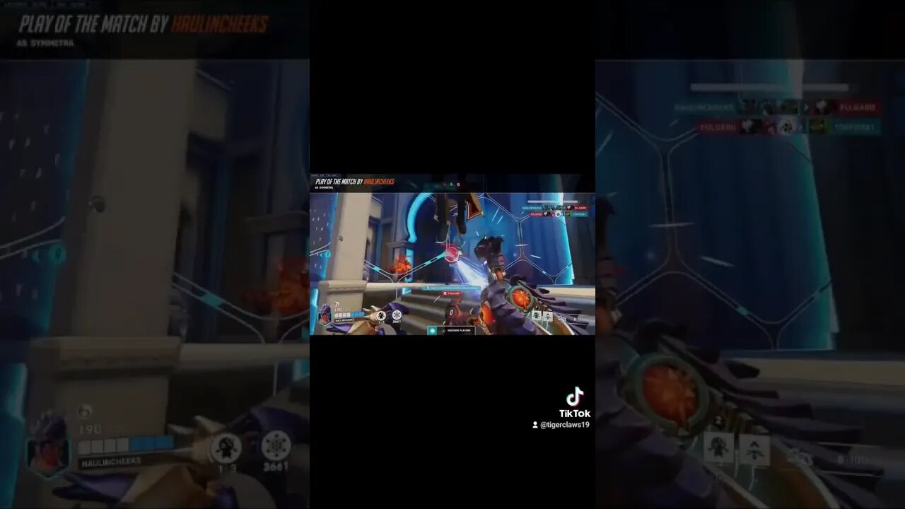 Symmetra was clappin them cheeks. POTG by Haulincheeks on Overwatch 2