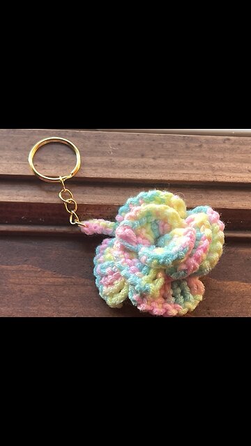 Easy way to fix flower with hot glue gun #crochet #craft #art