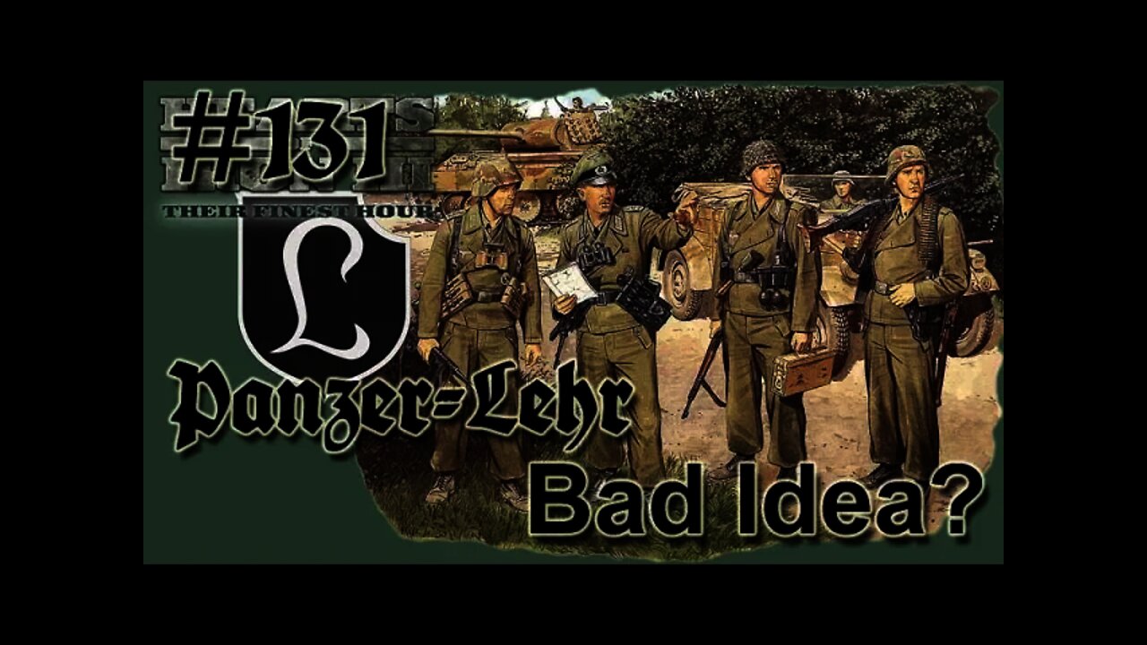 Hearts of Iron 3: Black ICE 9.1 - 131 (Germany) Panzer-Lehr Divsion a Bad Idea?