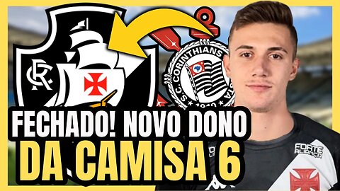 SAIU AGORA! CHEGA PARA SER O TITULAR DA CAMISA 6| NOTÍCIAS DO VASCO