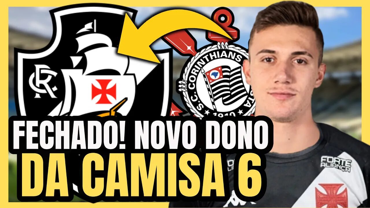 SAIU AGORA! CHEGA PARA SER O TITULAR DA CAMISA 6| NOTÍCIAS DO VASCO