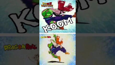 GOKU HEADBUTTS PICCOLO JR. DOKKAN/ANIME COMPARISON VIDEO #shorts #dokkanbattle