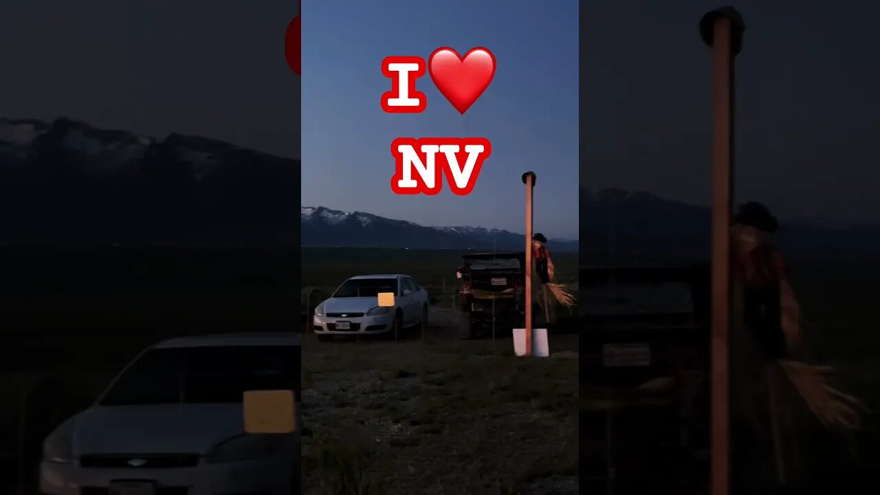 My front porch at sundown. I love Nevada! #nevada #elko #mountains #offgrid #rv #rvlife #landscape