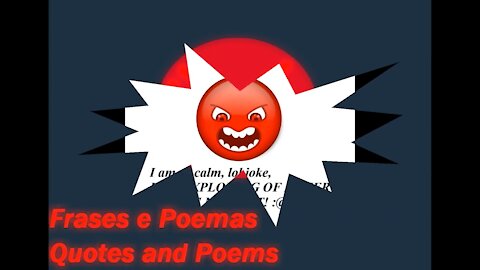 I am so calm, lol joke! [Quotes and Poems]