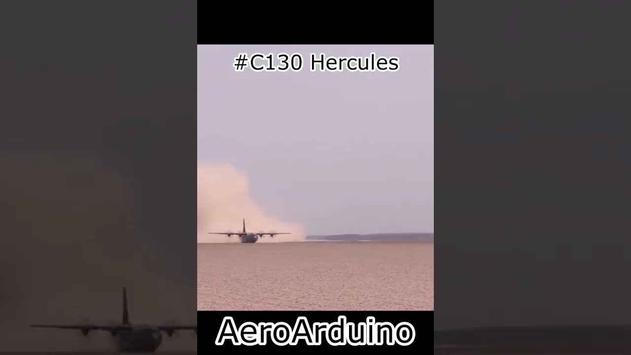 Watch Stormy C130 Hercules Desert Sands #Aviation #Fly #AeroArduino