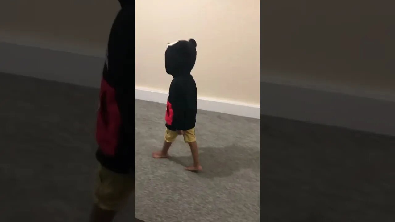 Mickey Mario playing football