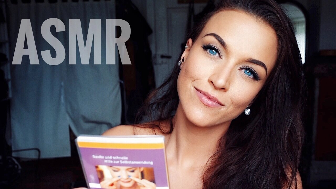 ASMR Gina Carla 👉🏼 Trying and Showing Acupressure Points to get rid of Stress and Fear! Soft Spoken!