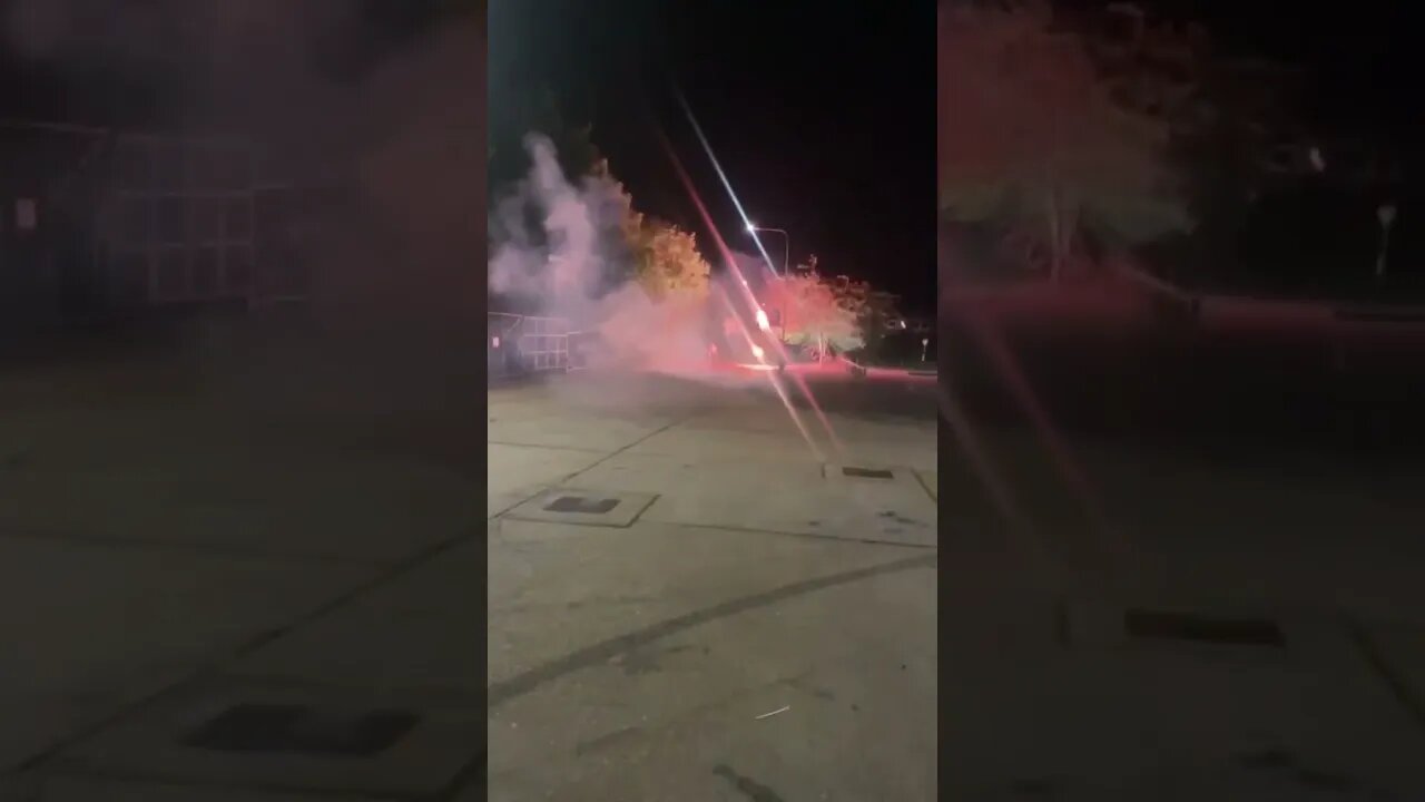 SHOOTING FIREWORKS AT MOTORBIKES