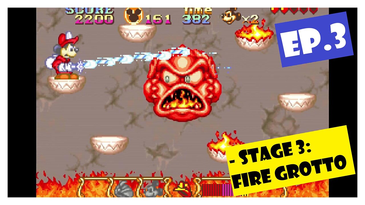 Ep.3 | Stage 3: Fire Grotto (Disney's Magical Quest) *NO COMMENTARY*