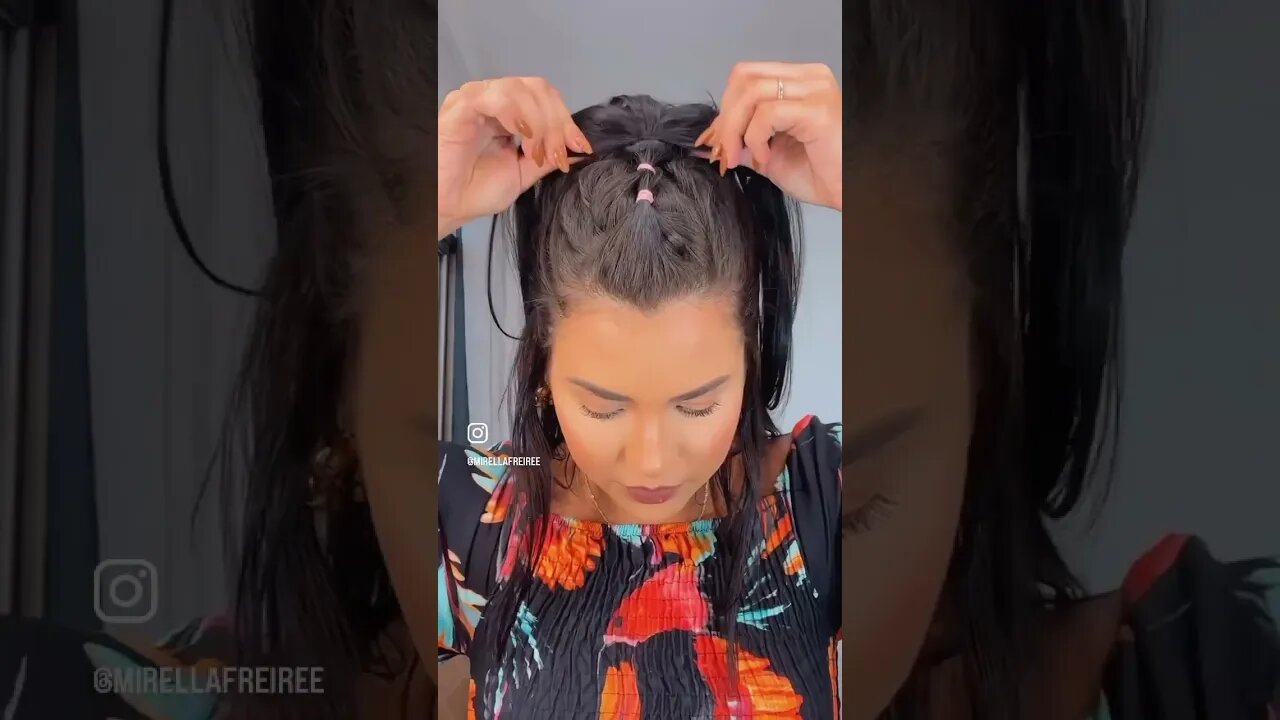 Penteado fácil ✨